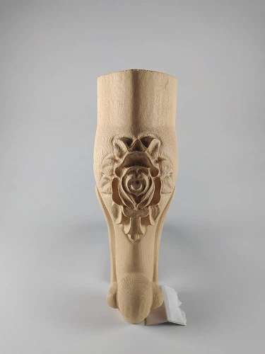 پایه چوبی منبت سم آهویی22سانتی متر