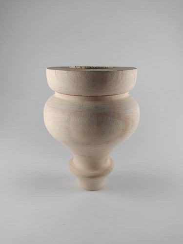 پایه چوبی خراطی 13سانتی متر