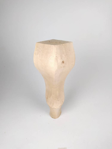 پایه چوبی سم آهویی مبلی 18سانتی متر