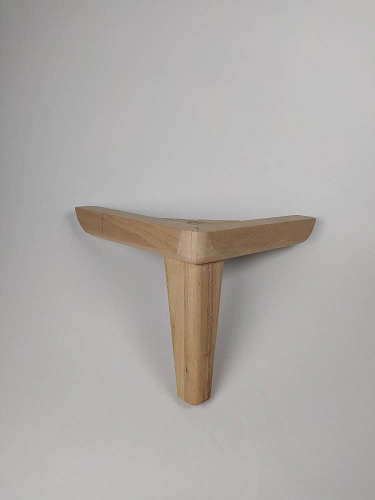 پایه چوبی ال 16سانتی متر خام